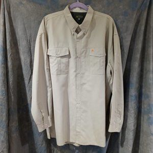 Mens outdoor button down sports shirt